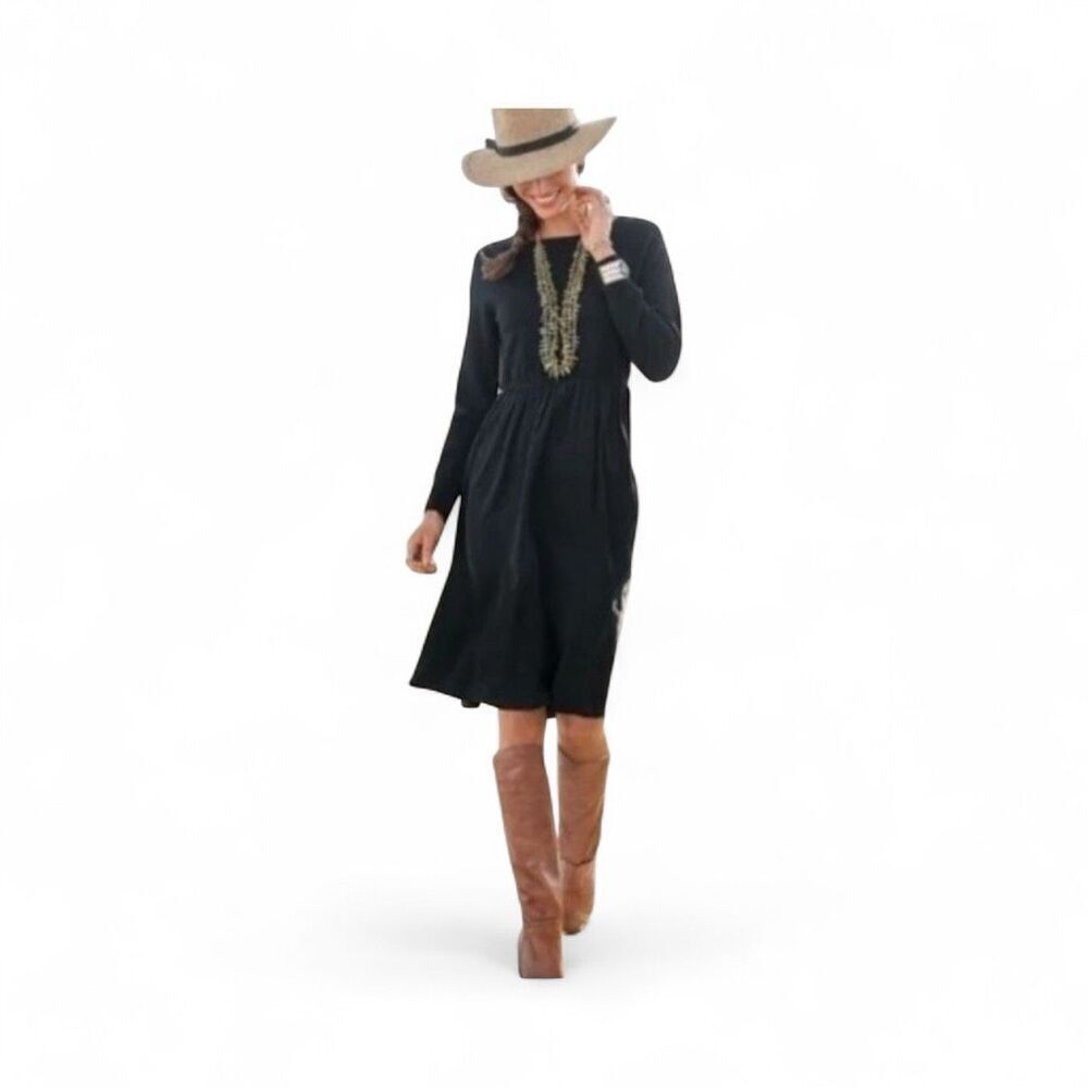 Sundance Jillian Sweater Long Sleeve Merino Wool Blend Silk Fall Women's Dress M